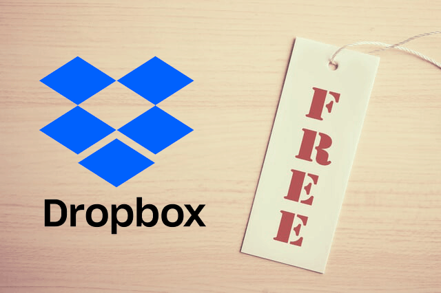 Dropboxは無料